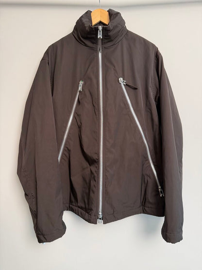 Preowned Bottega Vanetta Black Green Heavy Windbreaker size M(Fits M-XL)