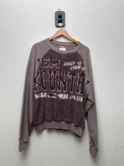 New Kapital Fur Purple Crewneck size 4
