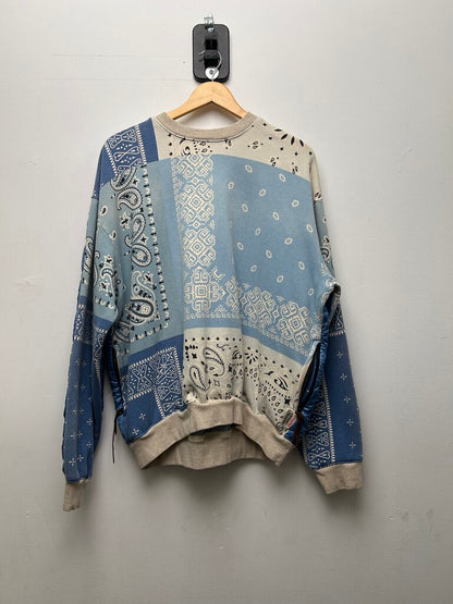 New Kapital Paisley Baby Blue Crewneck size 1