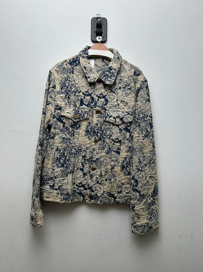 Preowned Louis Vuitton Distressed Denim Jacket sz.50