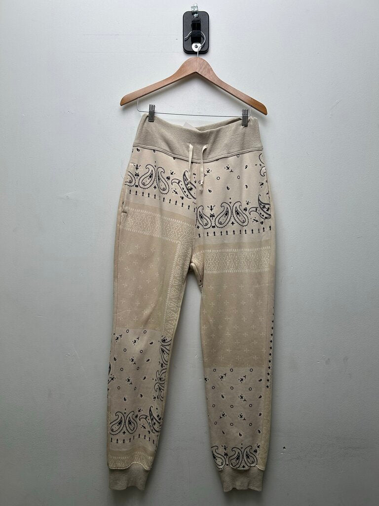 New Kapital Paisley Cream Pants Size 3