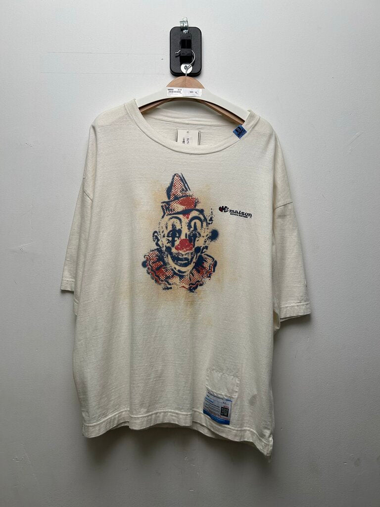 New MMY Clown Cream White Tee size 48