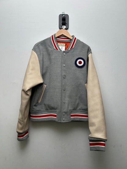 New 74iswar Grey Varsity Jacket Size XL