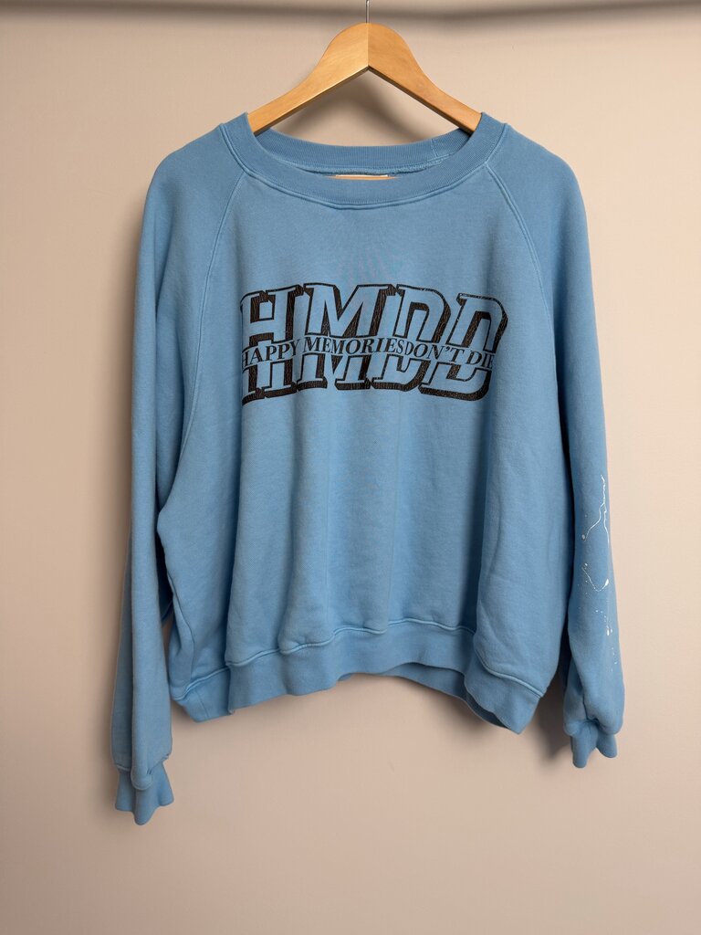 New HMDD 10MM Club Crewneck Blue Size M