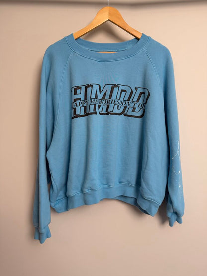 New HMDD 10MM Club Crewneck Blue Size M