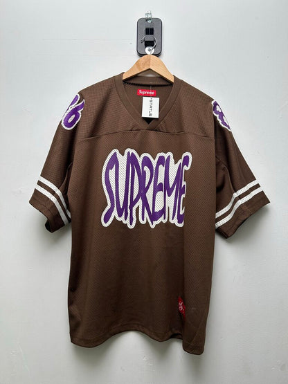 Preowned Brown Purple 86 Jersey Sz.Large