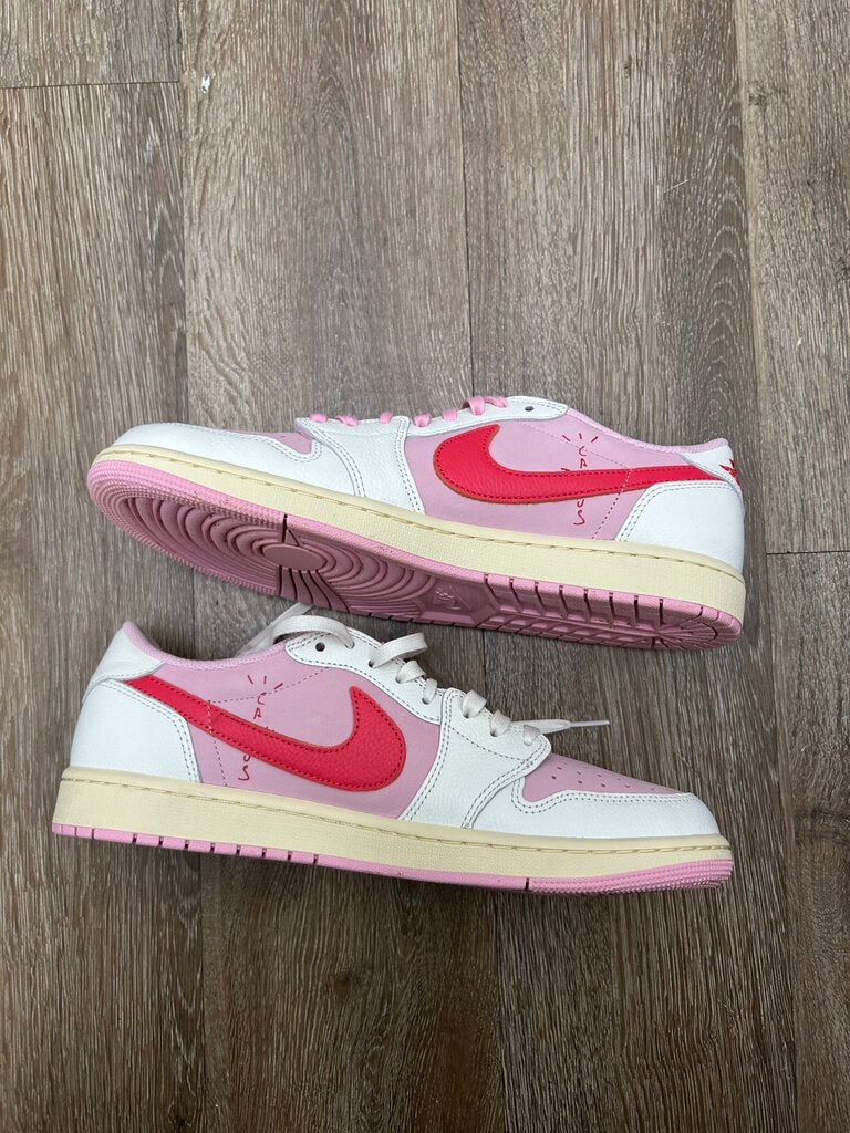 Preowned Jordan 1 Low Travis Scott Tropical Pink Sz.10.5