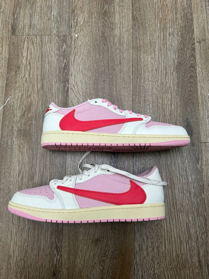 Preowned Jordan 1 Low Travis Scott Tropical Pink Sz.10.5