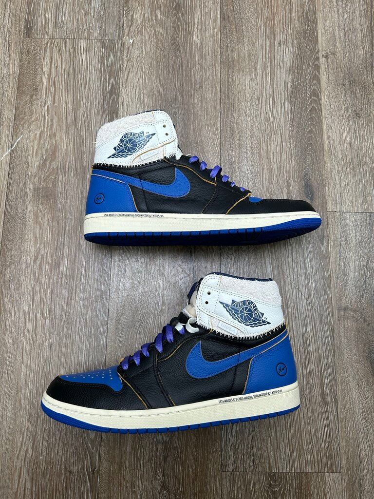 Preowned Jordan 1 Union Fragment Royal Sz.10.5