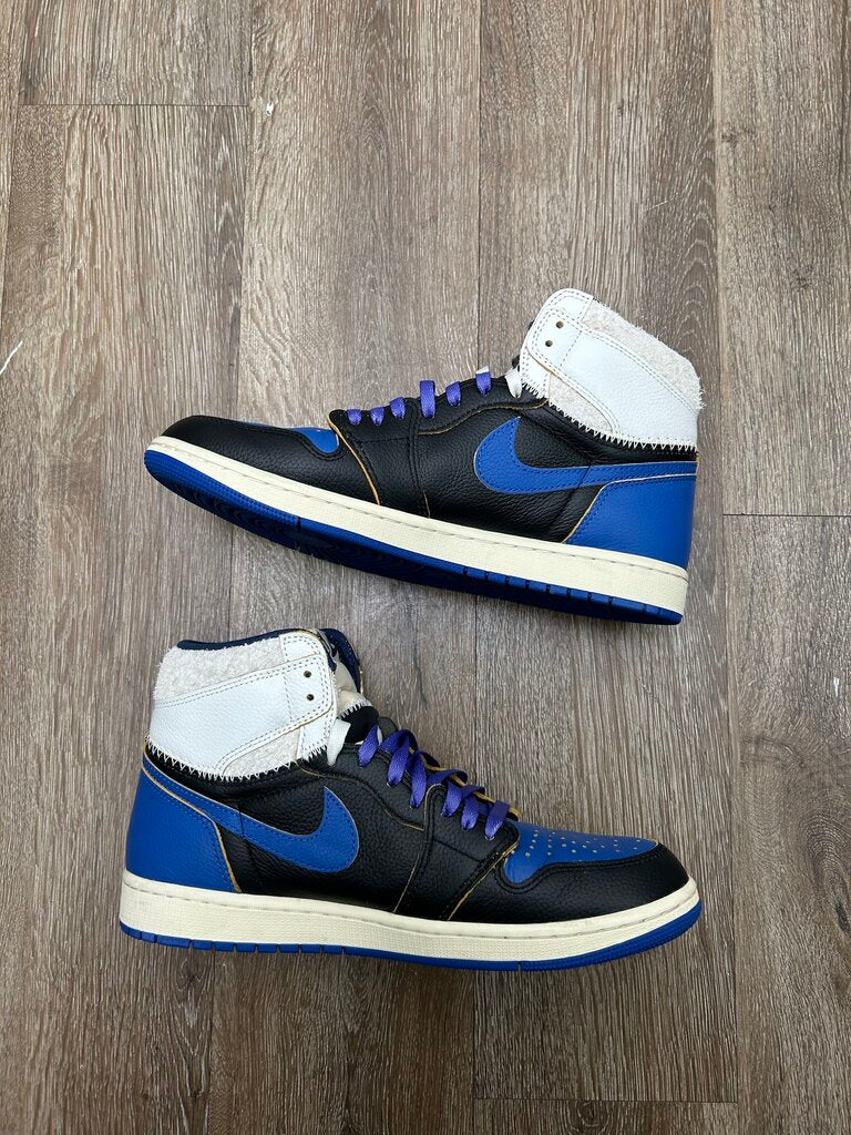 Preowned Jordan 1 Union Fragment Royal Sz.10.5