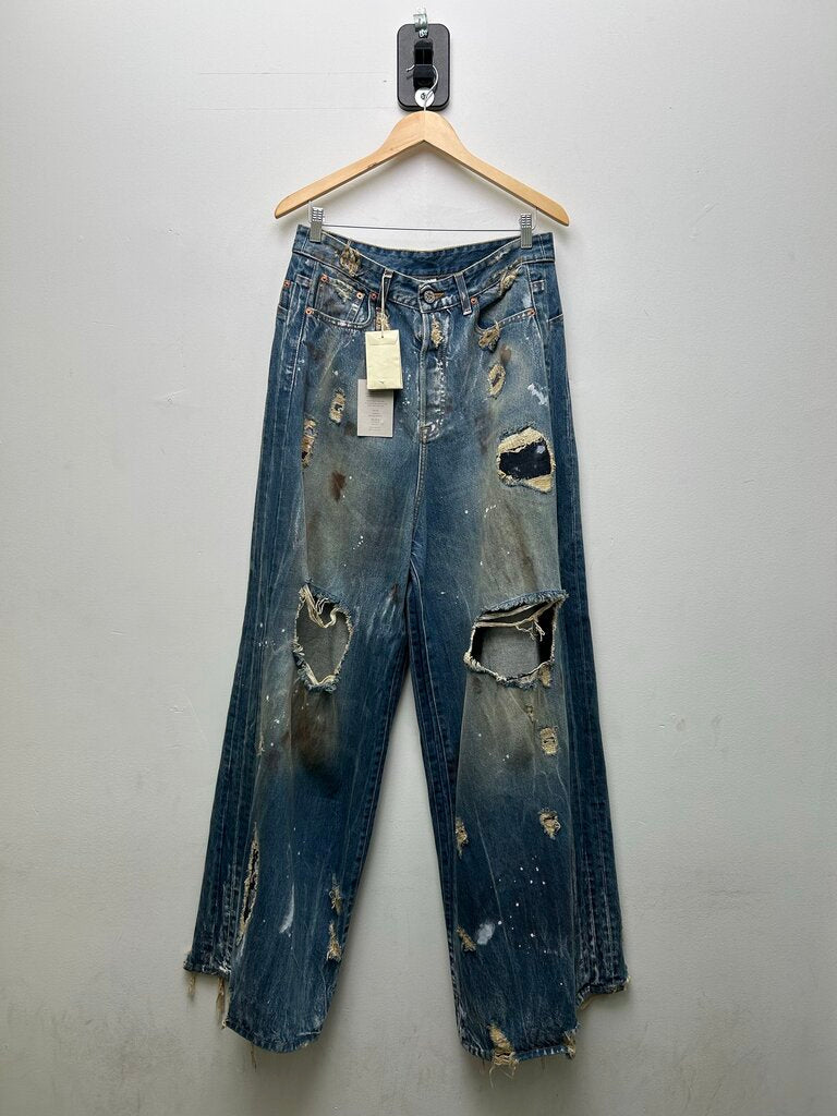 New Vetement Distressed Denim