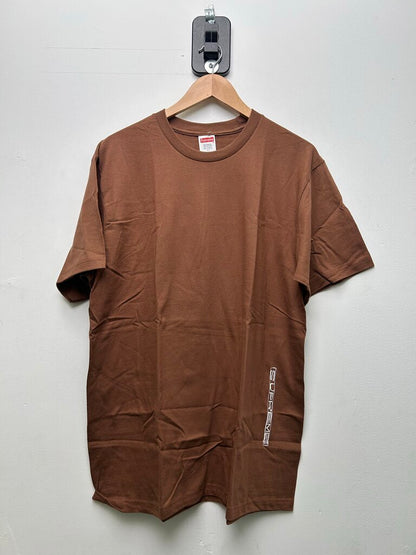 New Supreme Brown Supper Tee Sz.Large