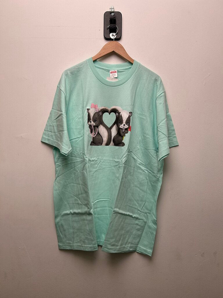 New Supreme Teal Skunk Tee Sz.XL