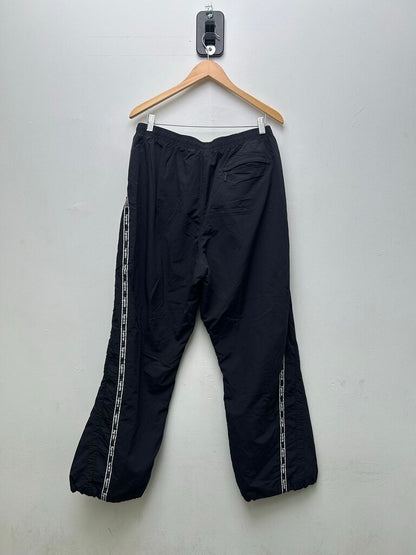 Preowned Supreme Black White Tape Logo Trackpants Sz.XL