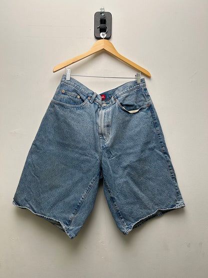 Preowned Supreme Light Wash Denim Baggy Shorts Sz.36