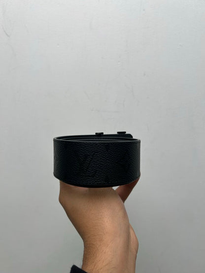 New Louis Vuitton Triple Black Monogram Belt sz. 36/90