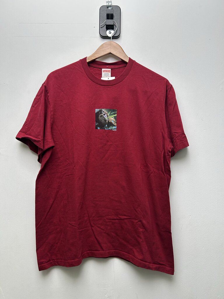 New Supreme Burgundy Exorcist Tee Sz.Large