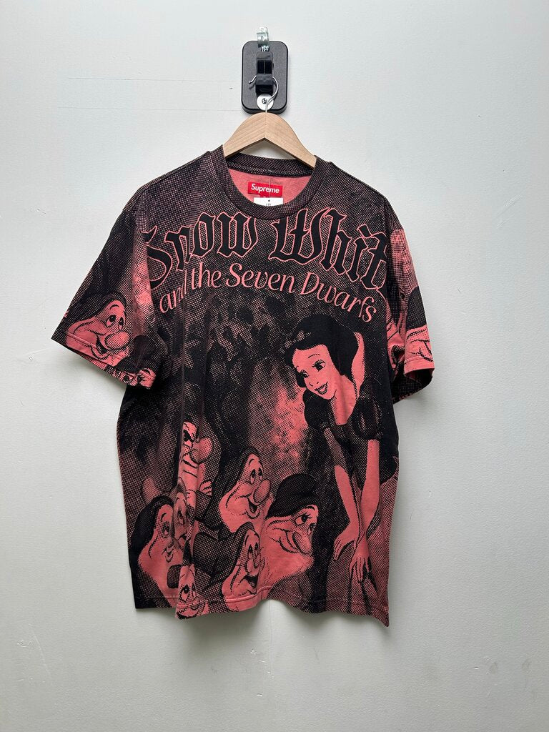Preowned Supreme Pink Snow White Tee Sz.XL