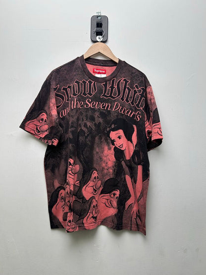 Preowned Supreme Pink Snow White Tee Sz.XL