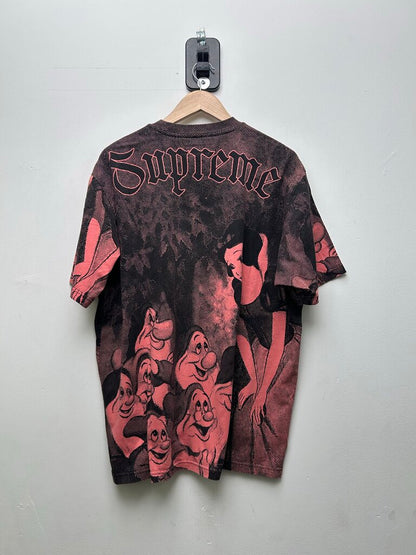 Preowned Supreme Pink Snow White Tee Sz.XL