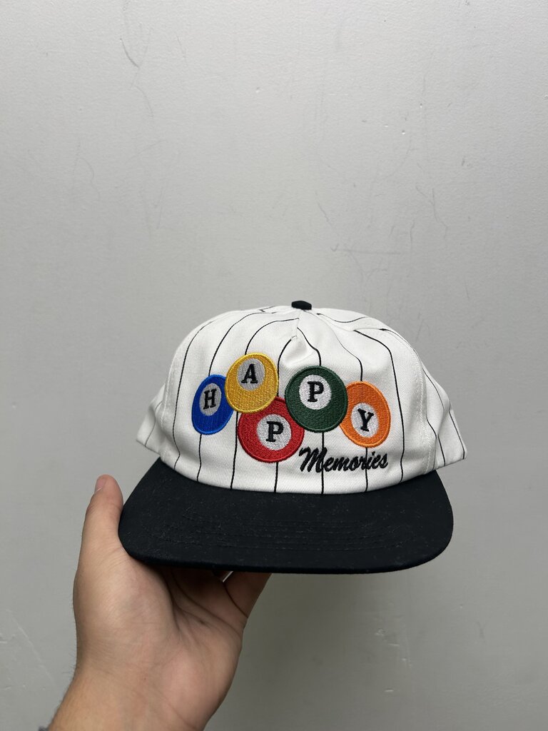New HMDD White Black 8 Ball Hat
