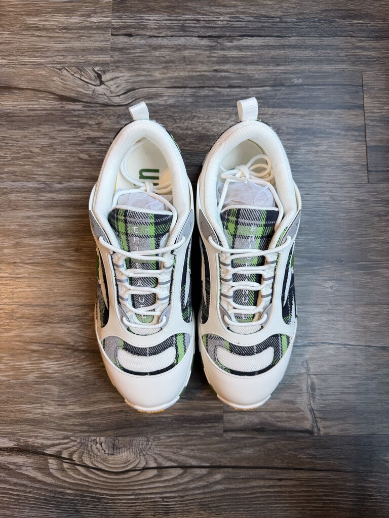 New Sicko x EE White/Green Plaid Hiking Shoe Sz. 10