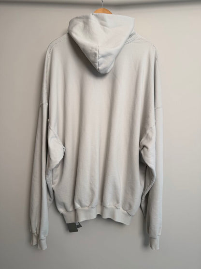 New Balenciaga 3B White Logo Hoodie Sz. S (Fits XL-2XL)