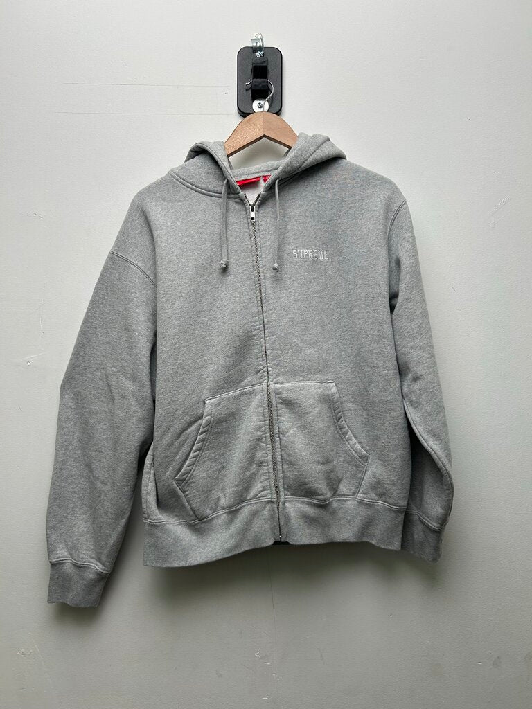 New Supreme Grey Rose NY Zip Up Sz.Small