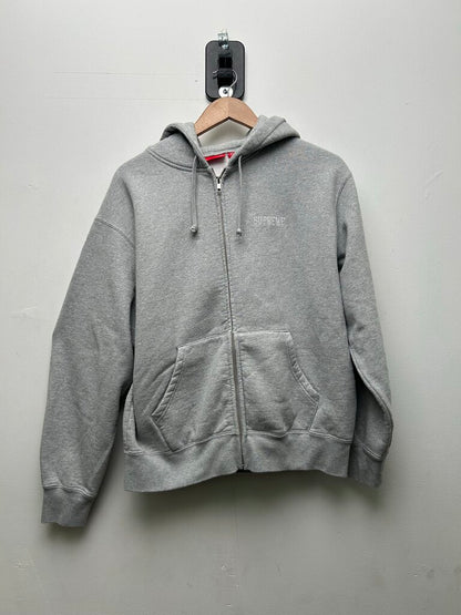 New Supreme Grey Rose NY Zip Up Sz.Small