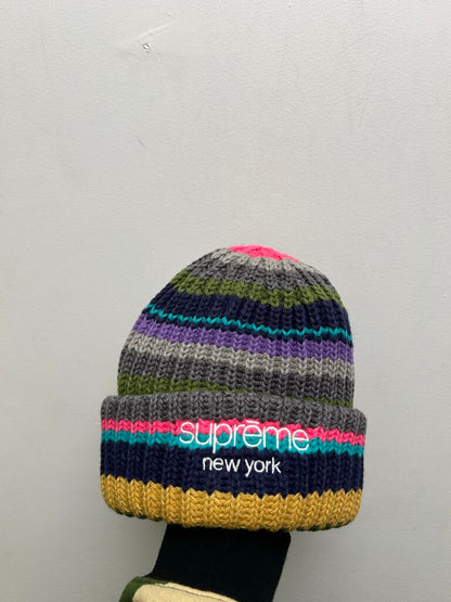 New Supreme New York Multi Color Beanie