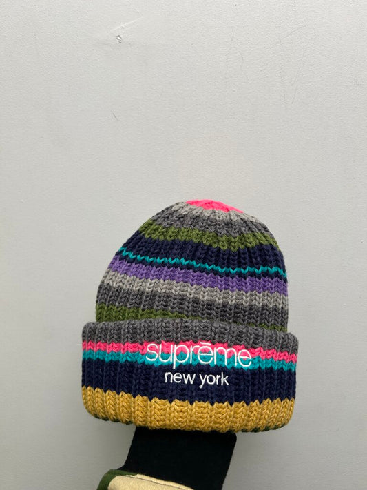 New Supreme New York Multi Color Beanie