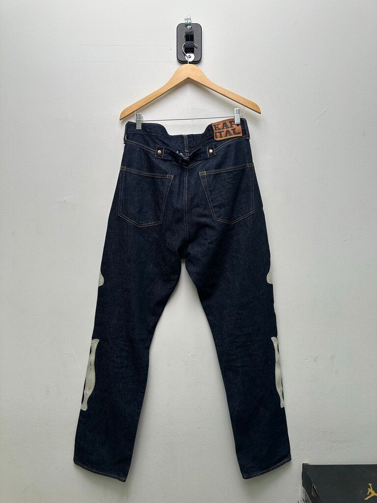 Preowned Kapital Bone Raw Denim sz.32