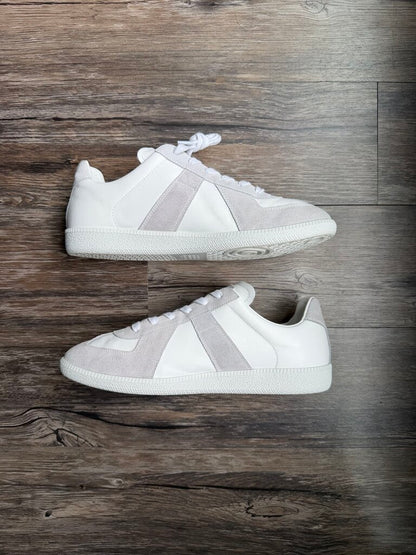 Preowned Margiela Gat Sneaker Triple White Size 44