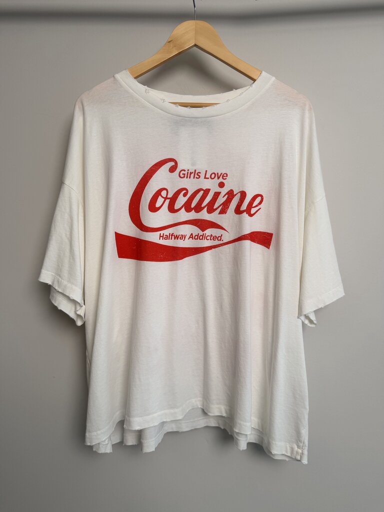 Pre-Owned Halfway Point Cocaine Tee Sz. L