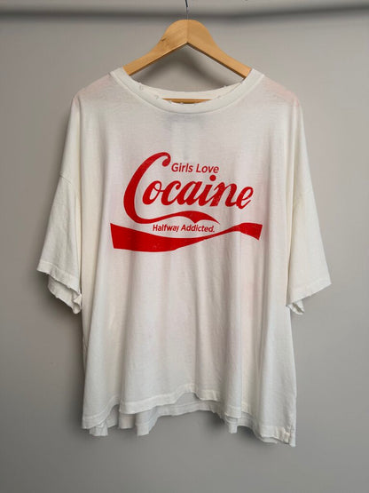 Pre-Owned Halfway Point Cocaine Tee Sz. L