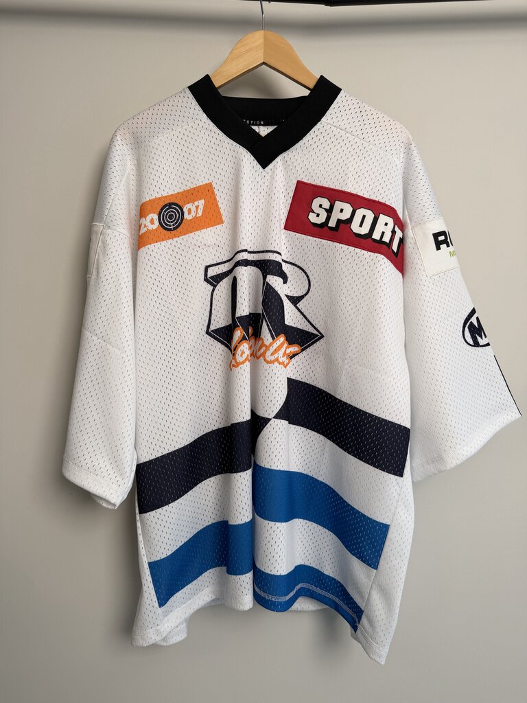 New Martine Rose White Hockey Jersey Sz. S