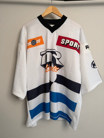 New Martine Rose White Hockey Jersey Sz. S