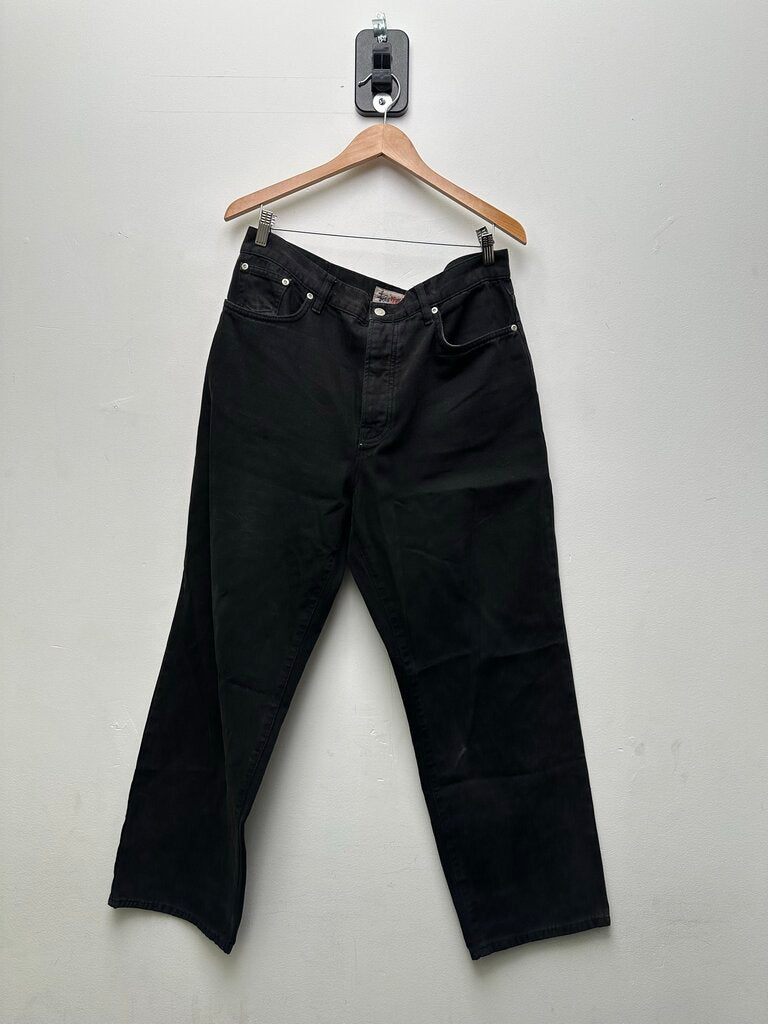 Preowned Stussy Black Carpenter Pants Size 32