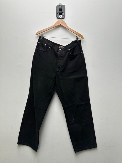 Preowned Stussy Black Carpenter Pants Size 32
