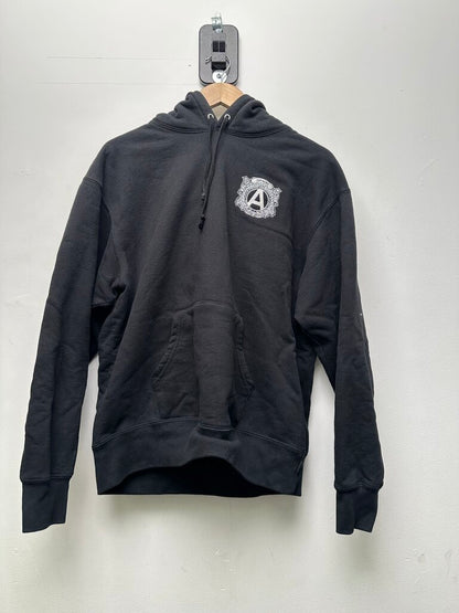 Preowned Supreme Black Anti Everything Hoodie Size Medium