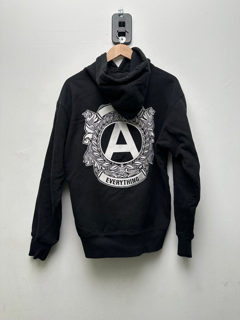 Preowned Supreme Black Anti Everything Hoodie Size Medium