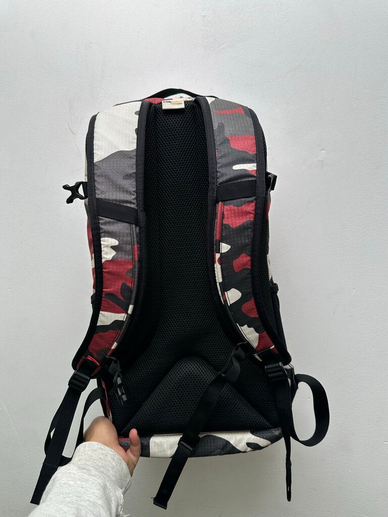 Preowned Supreme Red Camo Backpack