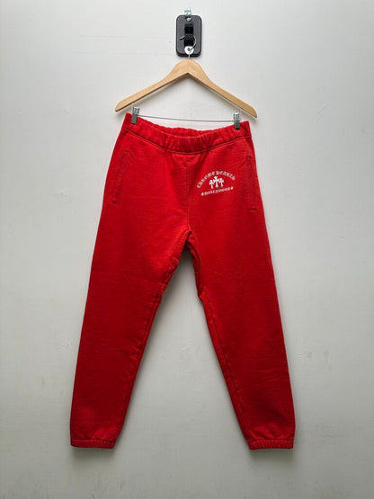 Preowned Chrome Hearts Red Cashmere Sweatpants sz.M