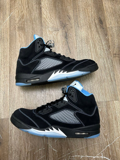 Preowned Jordan 5 Black University Blue Sz.13