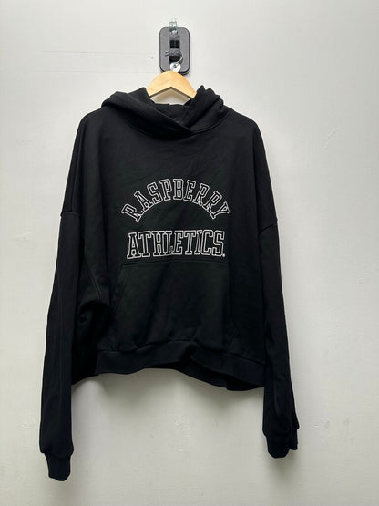 Preowned Gv Gallery Black White Athletics Hoodie Sz.XXL