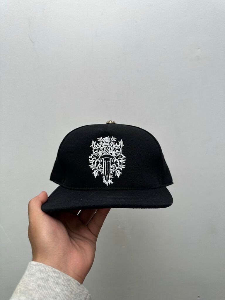 New Chrome Hearts White Vine Dagger Black Hat