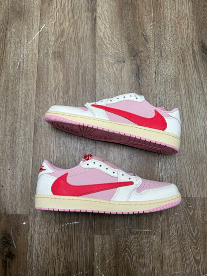 New Jordan 1 Low Travis Scott Tropical Pink Sz. 11