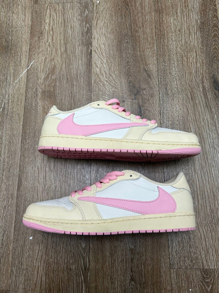 Preowned Jordan 1 Low Travis Scott Shy Pink Sz. 11