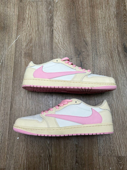 Preowned Jordan 1 Low Travis Scott Shy Pink Sz. 11