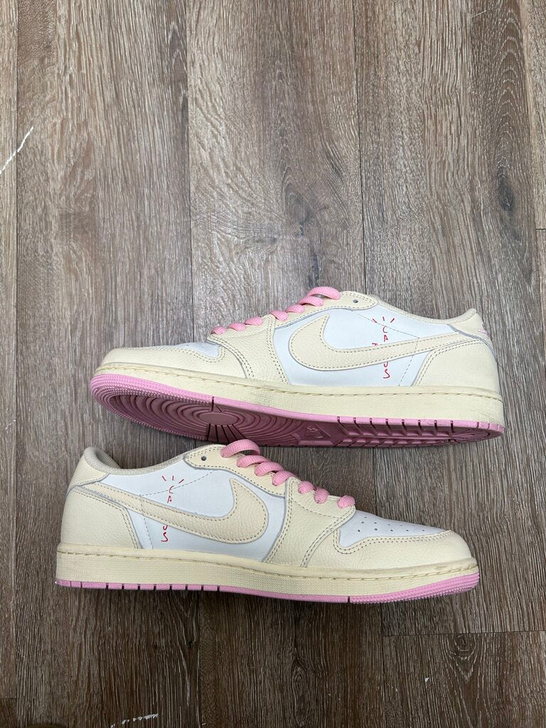 Preowned Jordan 1 Low Travis Scott Shy Pink Sz. 11